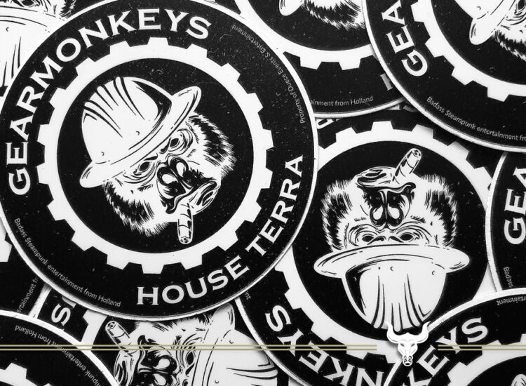 Styled Image Gearmonkey Stickers